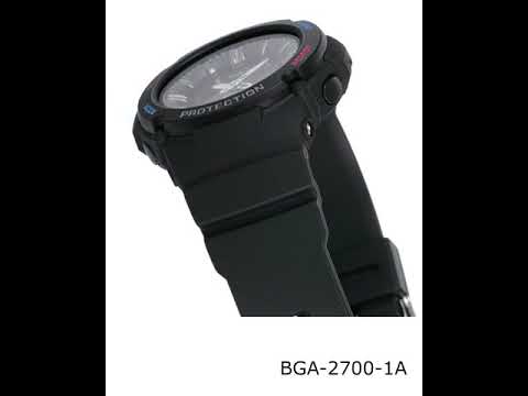 ソーラー電波時計］BABY-G（ベイビーG） ブラック BGA-2700-1AJF