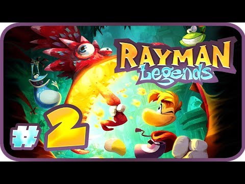 Rayman Legends Walkthrough Part 2 (PS4) Co-op No Commentary