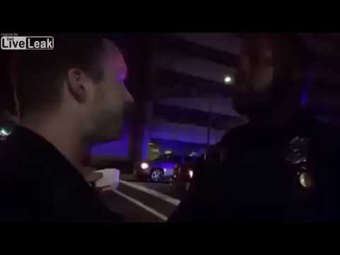 Police officer loses his temper after being called a B****