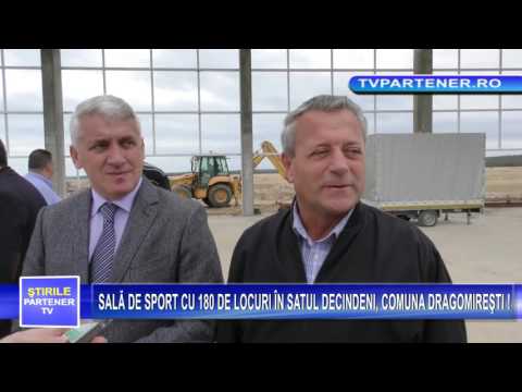 SALĂ DE SPORT CU 180 DE LOCURI ÎN SATUL DECINDENI, COMUNA DRAGOMIREŞTI !