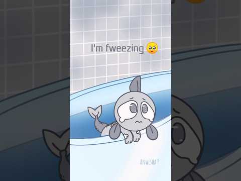 P.O.V you meet baby Silver ~ 🤍 #silversalmon #someonefishy #animation #cute