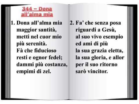 344 Dona all'alma mia - Innario Chiesa Cristiana Avventista del Settimo Giorno 2014