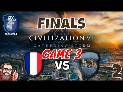 CWC Season 4 Finals - Game 3 | Winner = Champion | Ulysse vs Barking Gang | Civ World Cup | Civ 6 MP
