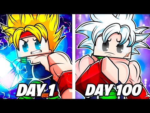 Unbelievable! I played Minecraft Dragon Block C as Bardock for 100 days...