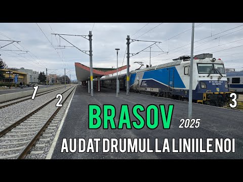 Lines 1,2 and 3 ready! Status of works at Brasov train station for Christmas ❄️🌲💯🇧🇪
