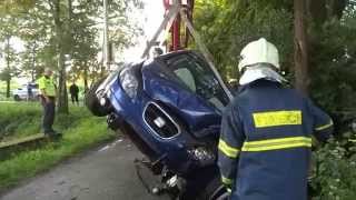preview picture of video 'Nehoda osobního vozidla'