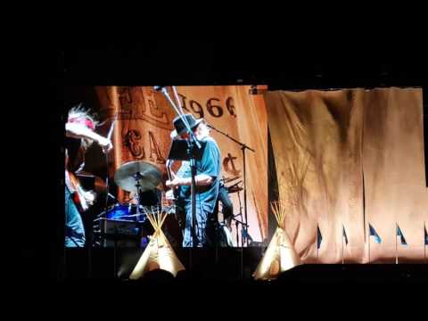Neil Young Desert Trip, Indio, CA 10-15-16 Anti-GMO seed speech 