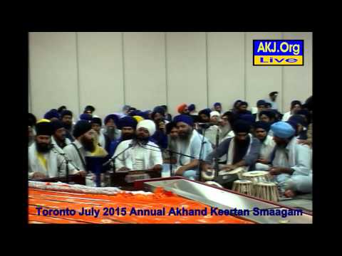 115 Toronto July 2015 Smaagam - Raensabaayee Keertan - Bh. Anantvir Singh Jee LosAngeles