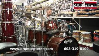 Video thumbnail for Mapex Saturn Drum Set - Studioease Setup - Walnut Gloss Lacquer, Black Hardware by Drum Center of Portsmouth