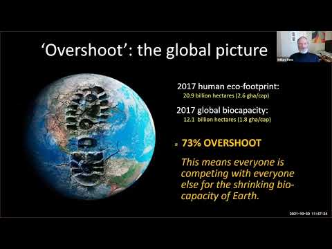 Climate Change or Overshoot? The Existential Question - by Prof. Bill Rees with Q&A