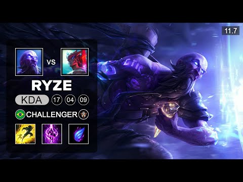 Ryze Mid vs Yone - BR Challenger Patch 11.7