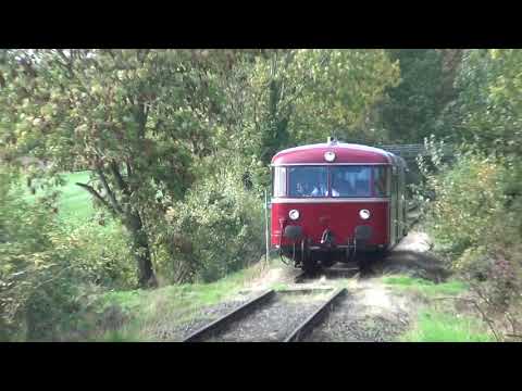 ZLSM Einfahrt Schienenbus Uerdinger in den ZLSM Bahnhof Vetschau