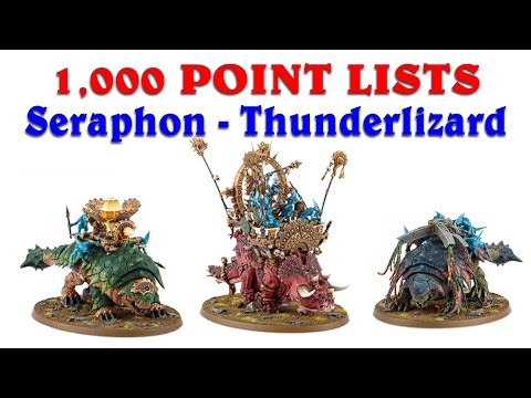 1k Lists ~ Seraphon Thunderlizard