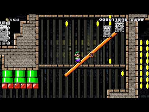 ドッスンな世界   Dosson World by シン !!!! - Super Mario Maker 2 - No Commentary 1ca