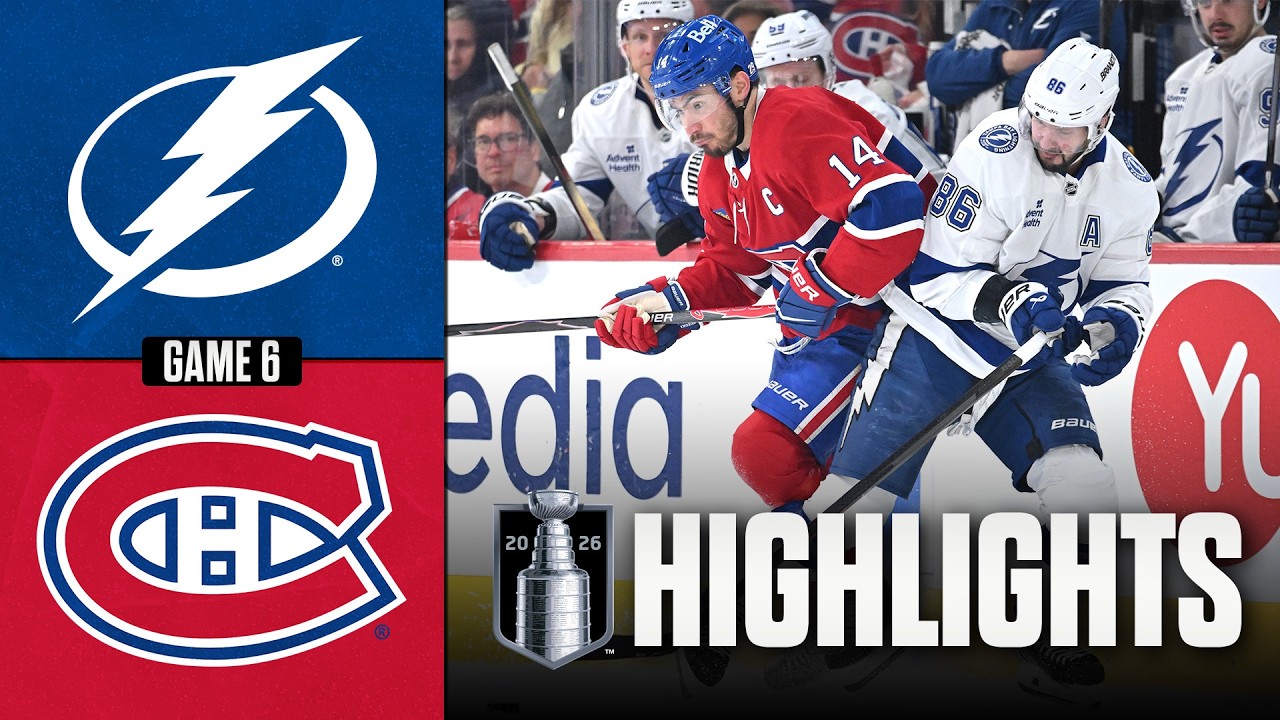 Vasilevskiy Stonewalls Habs to Force Game 7; Sabres Punch Ticket