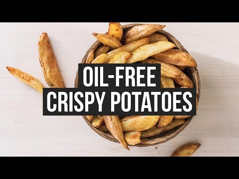 Oil Free Crispy Potato Wedges | HEALTHY VEGAN | FIVESEC HEALTH