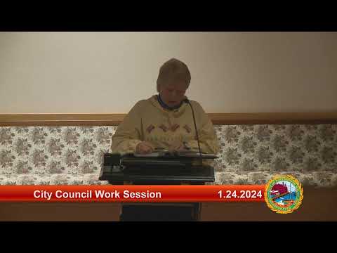1.24.2024 City Council Work Session RE: Budget Review