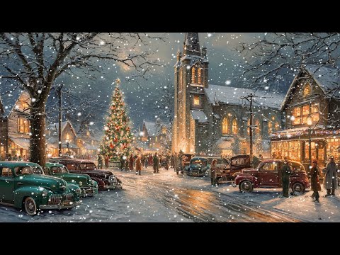 Frank Sinatra, Nat King Cole, Bing Crosby, Dean Martin 🎄 1950s Christmas Main Street & Vintage Jazz