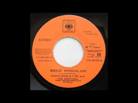 Earth, Wind & Fire with The Emotions - Boogie Wonderland (7'' Vinyl rip) (1979)