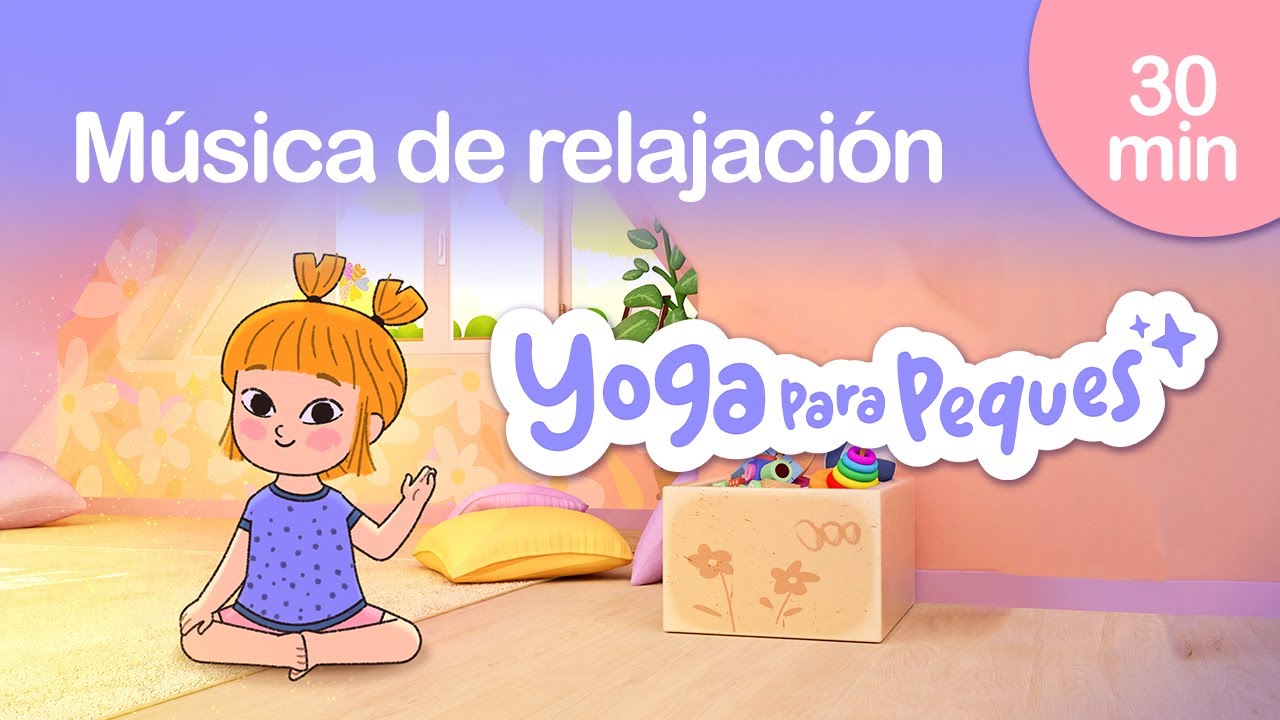 🎵 🧘‍♀️ Breathe with Mina 🎵 Relaxing Music | Yoga for Kids | 30 min of lo-fi music | Yoga para Peques