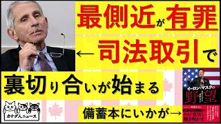 8.20 Dr.ファウチの最側近が有罪 司法取引による裏切り合いが始まる
