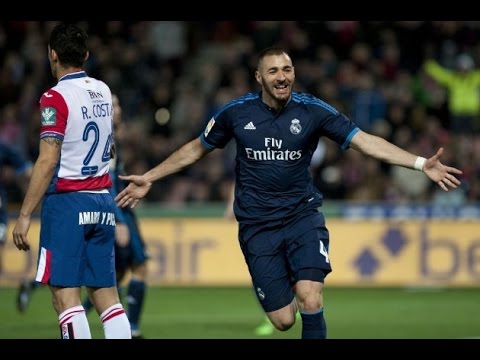Gol de Benzema vs Granada LIGA BBVA 2015-2016 | COPE