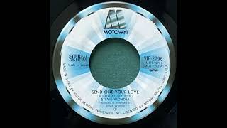 Stevie Wonder - Send One Your Love (lyrics)