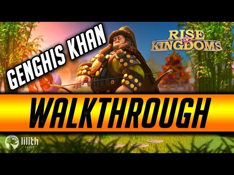 Genghis Khan Commander [Walk Through] Best Legendary Nuker | Rise of Kingdoms