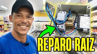 Reparo balcão laticíneos Ao Vivo - Cursos Viana Refrigeração
