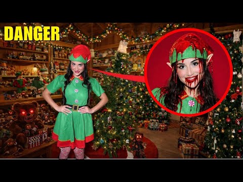 CURSED Santa TURNED me into an ELF! (IT'S NOT SAFE)