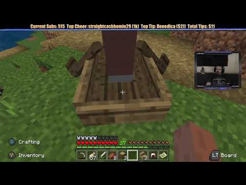 Minecraft "Chill Stream" March 2, 2019 pt2 - CHAOTIC Fun Transporting a Villager (WATCH TIL END!)