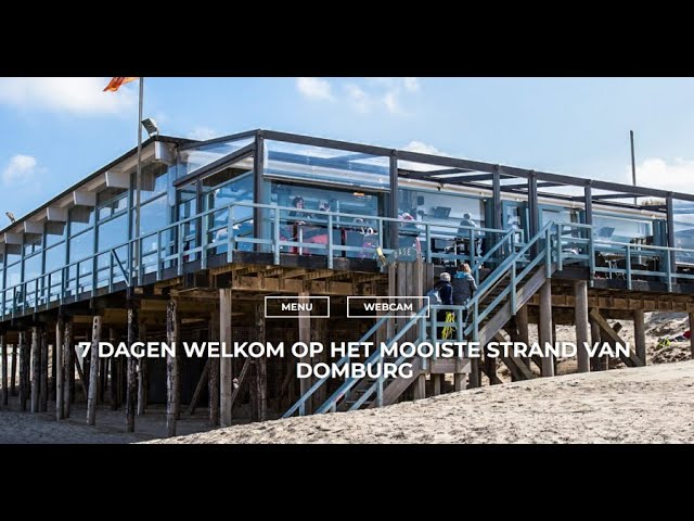 Live webcam view of Oase Domburg Beach View