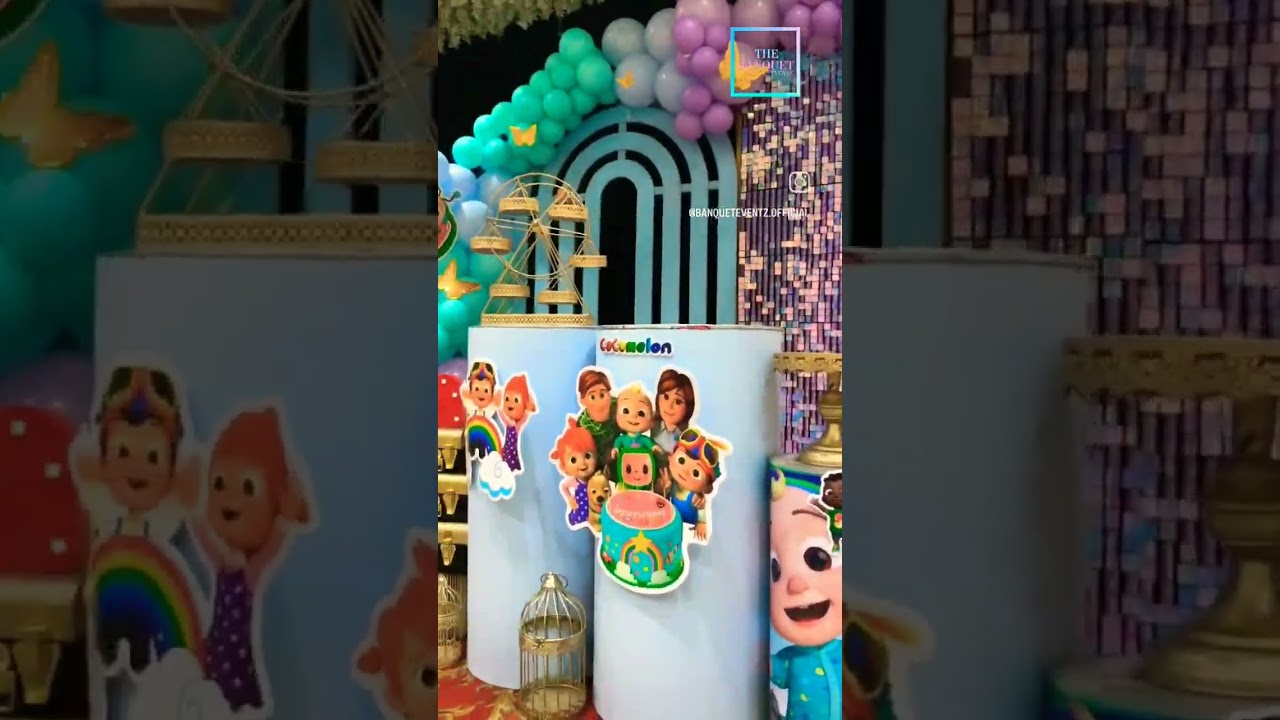 Cocomelon Theme Birthday Decor by The Banquet Eventz