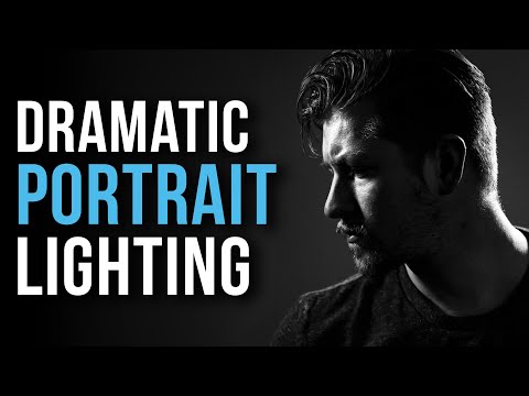 Dramatic PORTRAITS with ONE LIGHT | Photo Lighting Tips & Tricks