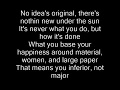 Nas - No Idea's Original Lyrics