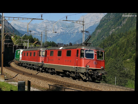 Güterzüge auf der Gotthard Bergstrecke