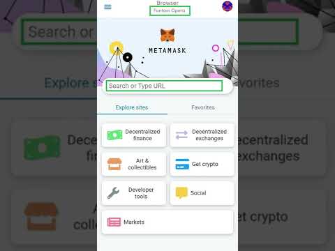 Using FantOHM DAO On MetaMask Mobile