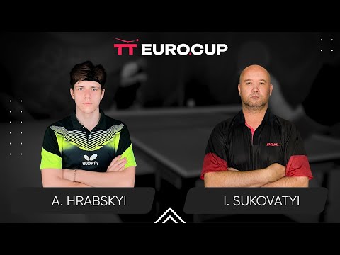 12:00 Andrii Hrabskyi - Ihor Sukovatyi 23.10.2023 TT Euro.Cup Ukraine Master. TABLE 3