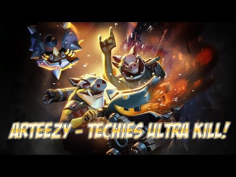 Arteezy - TECHIES Ultra kill