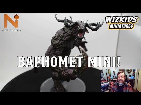 Baphomet Mini Unboxing/Review (Wizkids Icons of the Realms) | Nerd Immersion