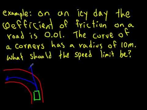 Physics 20 Lesson 13.2 circular motion with friction
