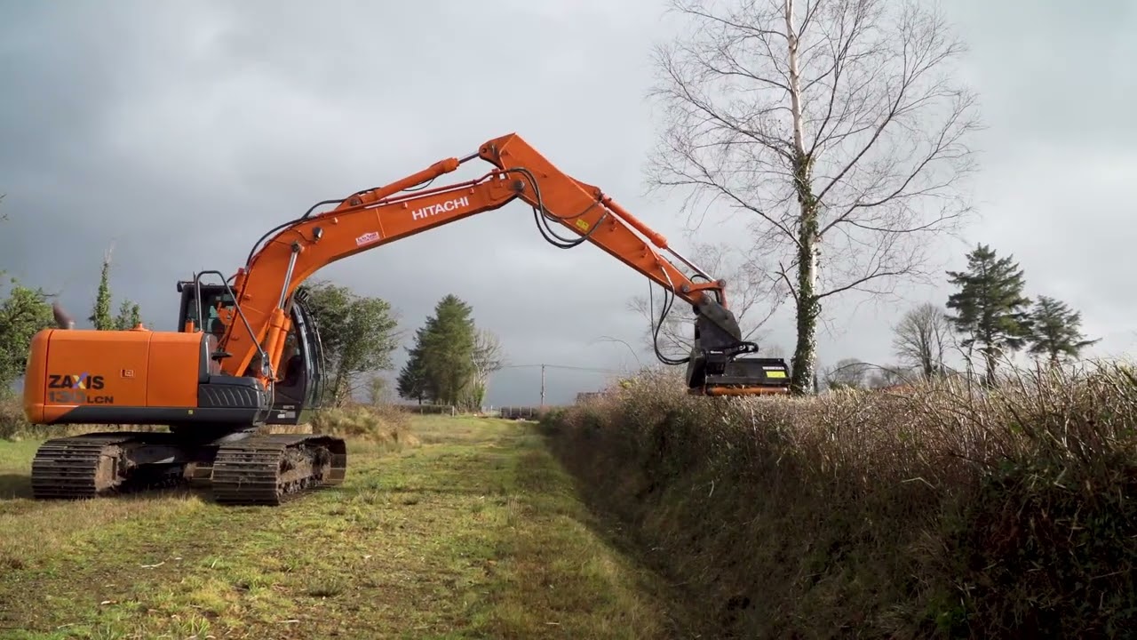 Grizzly Flail Head in action, McElhill Engineering Ltd, Fermanagh