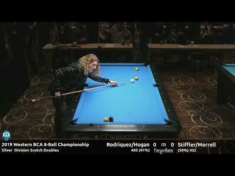 Rodriguez/Hogen vs Stiffler/Morrell - Silver Scotch Doubles - 2019 Western BCA 8-Ball Championship