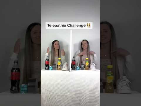 Telepathie Challenge 👯‍♀️ | #lesotwins 👯‍♀️