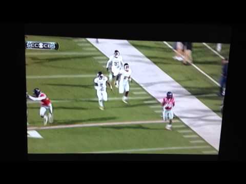 Ole Miss Jaylen Walton 91 YARD TD RUN IN EGG BOWL 2014!