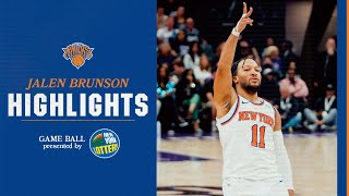 [高光] Jalen Brunson  42 Pts VS Kings