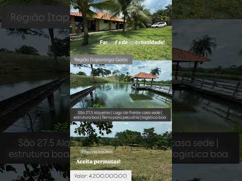 27.5 alqueires em Itapuranga-Go / whatsapp 62 99373-6407