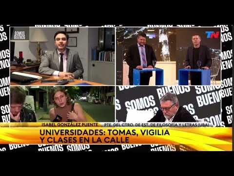 Ramiro Marra se cruzó con la presidenta del centro de estudiantes de la FFyL de la UBA