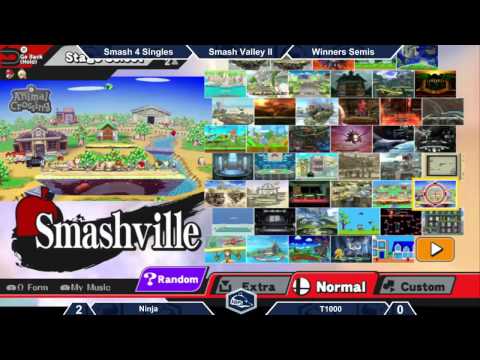 Smash Valley II Wii U Singles Winners Semis - Ninja vs T1000
