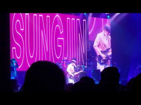 190928 Sungjin guitar solo - Day6 GRAVITY in LA